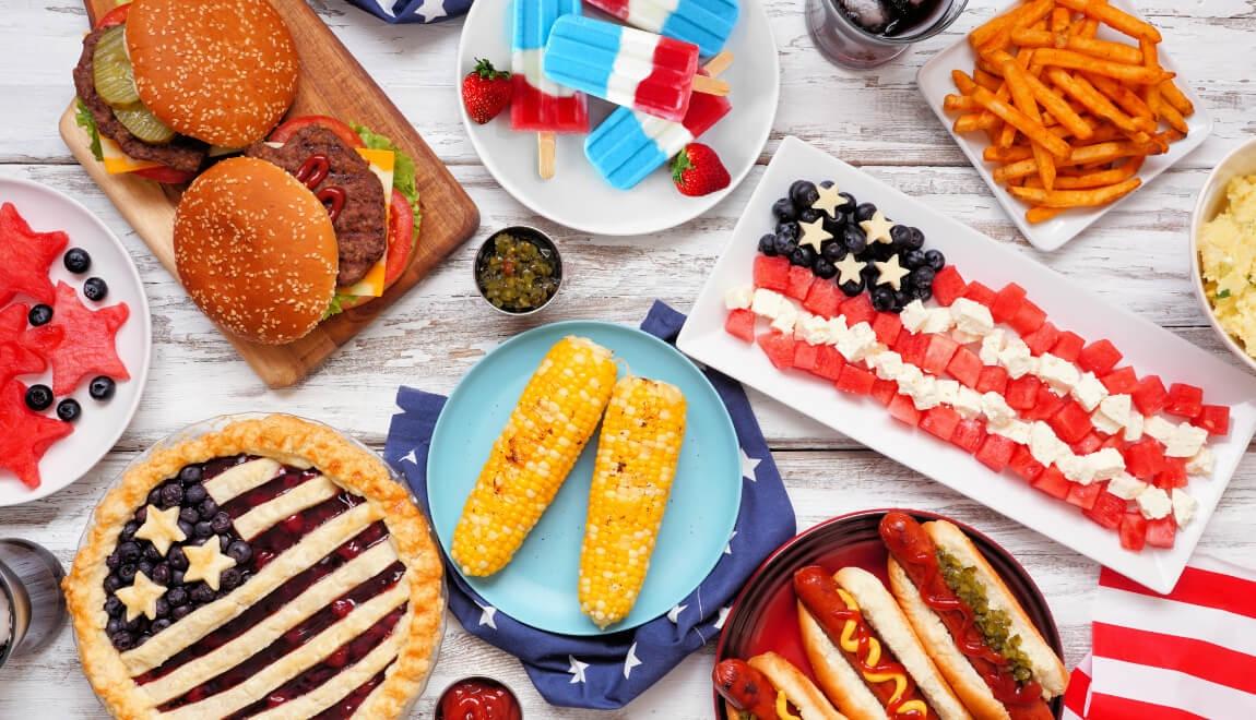 Food ideas for a July 4th celebration