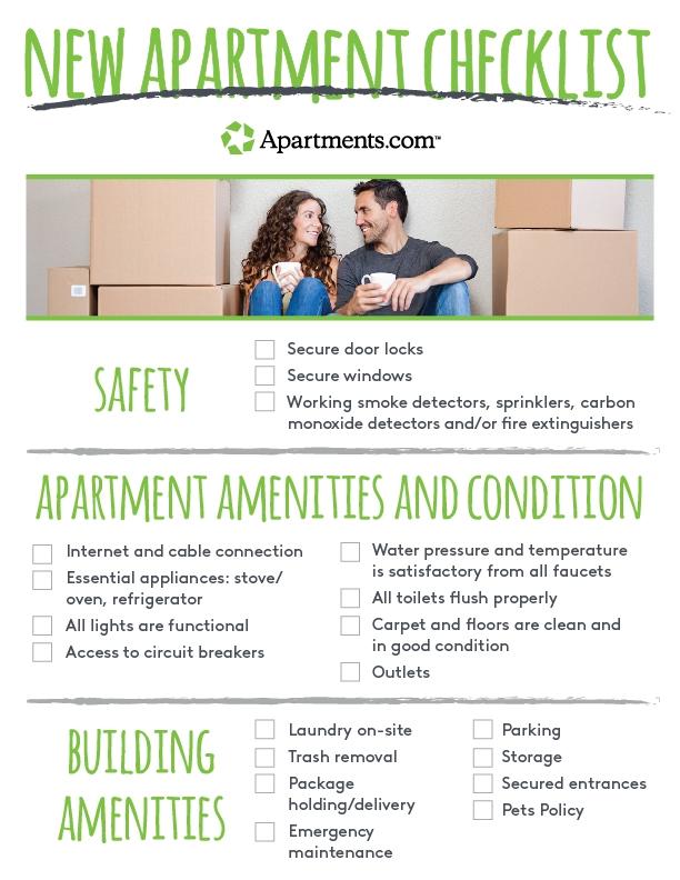 Your First Apartment Checklist