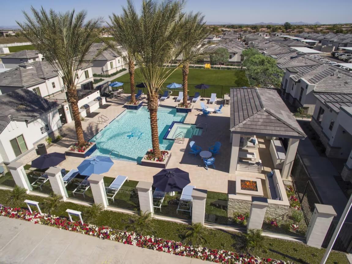 A look at the community pool in Christopher Todd Communities On Greenway.