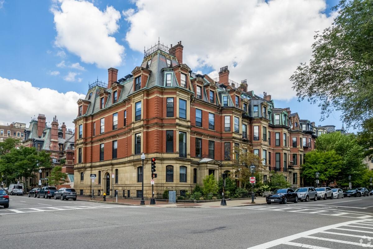 Historic buildings line the streets of South Boston.