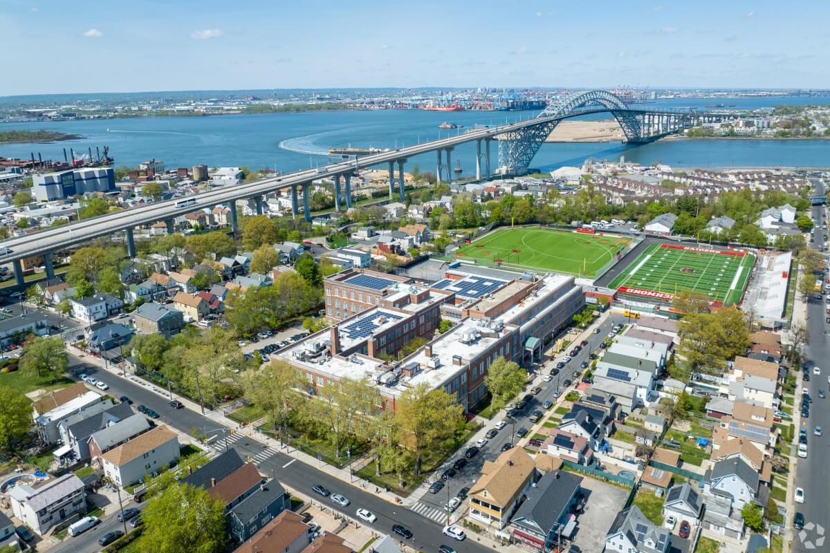 Birds eye view of Staten Island