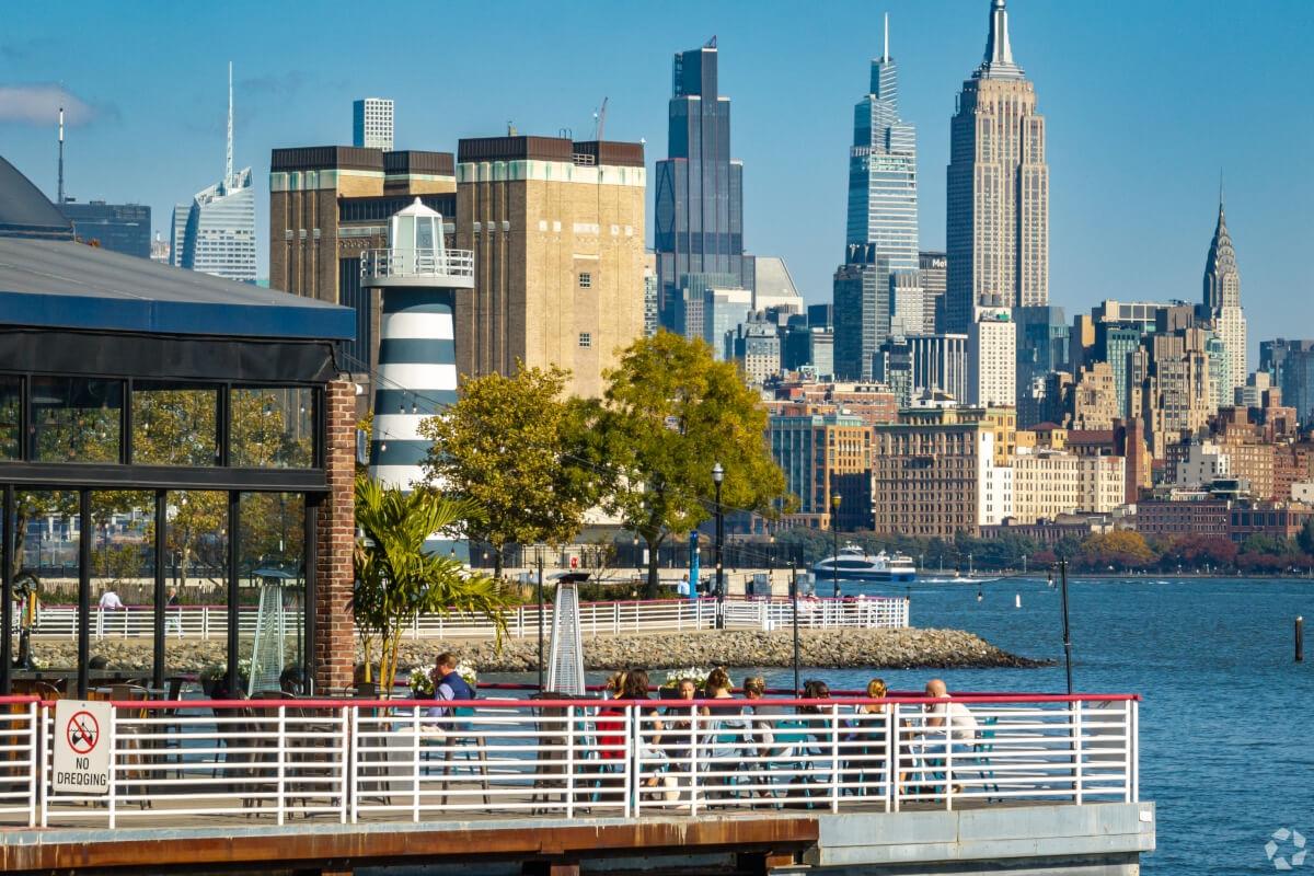 Waterfront view of Jersey City.