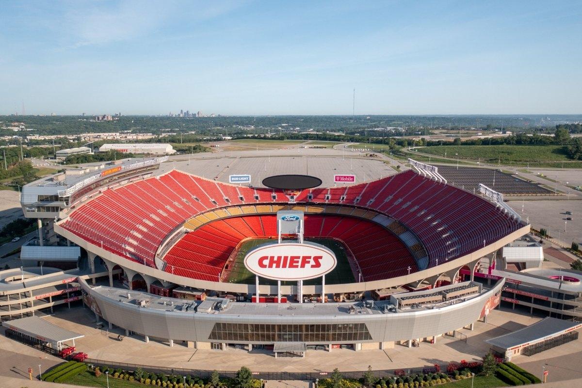 The NFL stadium for the Kansas City Chiefs Team