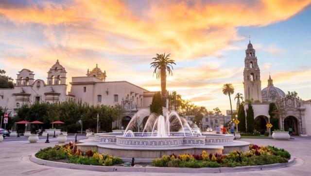 A beautiful San Diego sunset