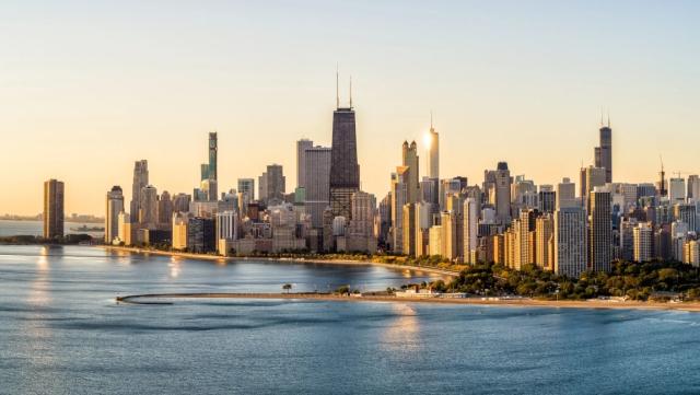 Chicago Skyline at Dusk