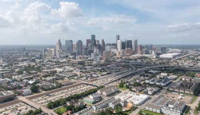 The Houston, Texas skyline