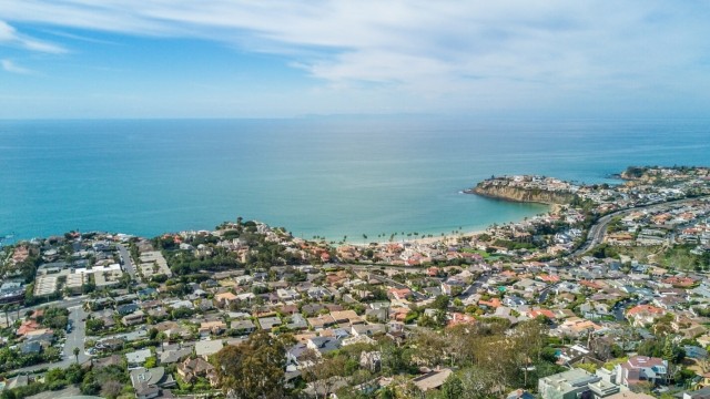 Aerial view of Irvine, CA