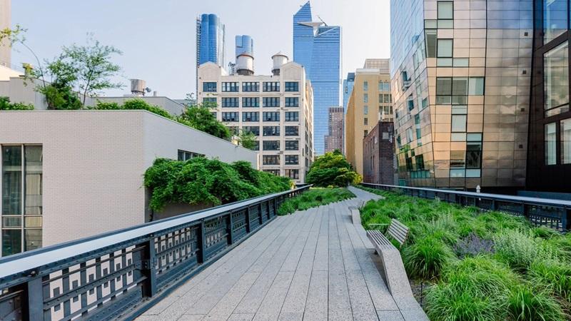 Green apartment community