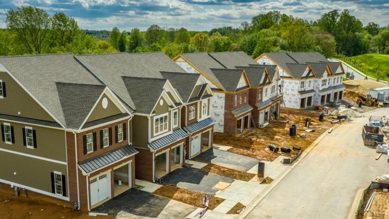 Residential community under construction