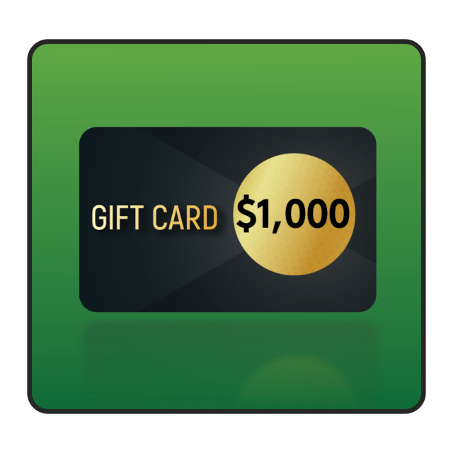 $1,000 gift card