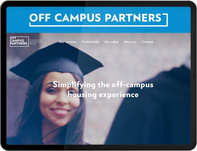 Off Campus Partners website