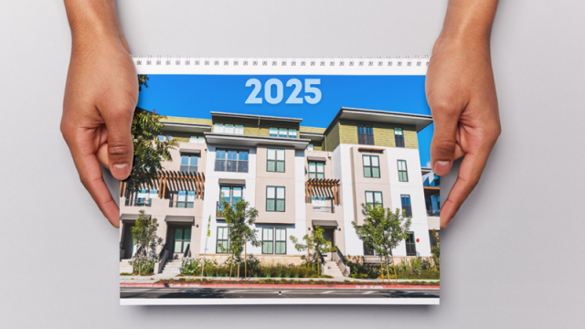 Multifamily calendar for 2025