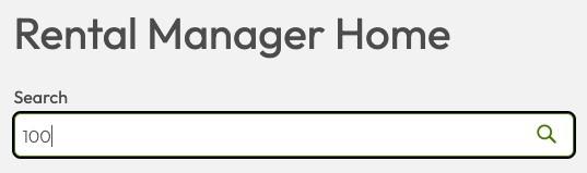 Graphic showing the new search function on Rental Manager.