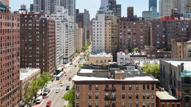 downtown with buildings